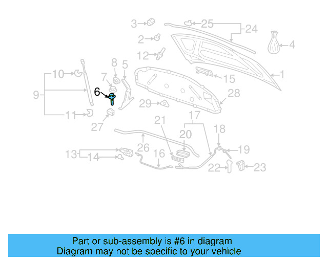 Hinge Bolt N-908-221-01 - View 8