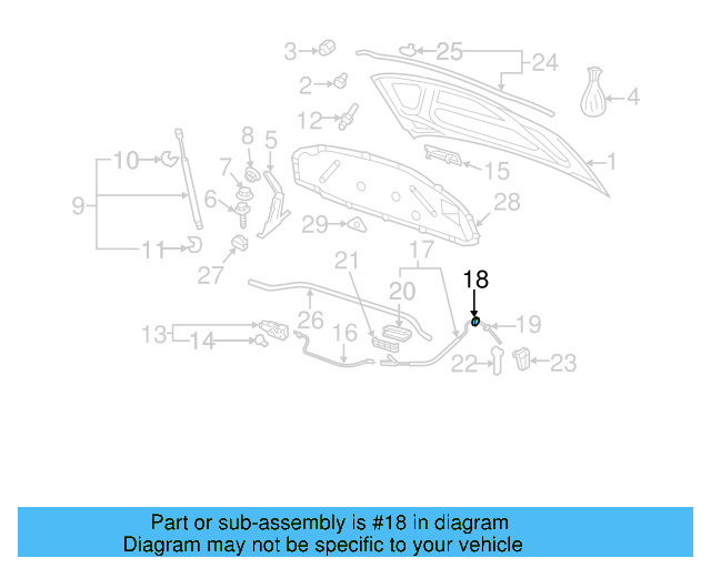 Release Cable Grommet 1K1-823-544 - View 21
