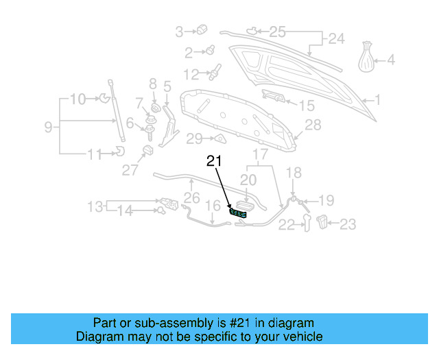 Release Cable Cover 6R0-823-347 - View 18