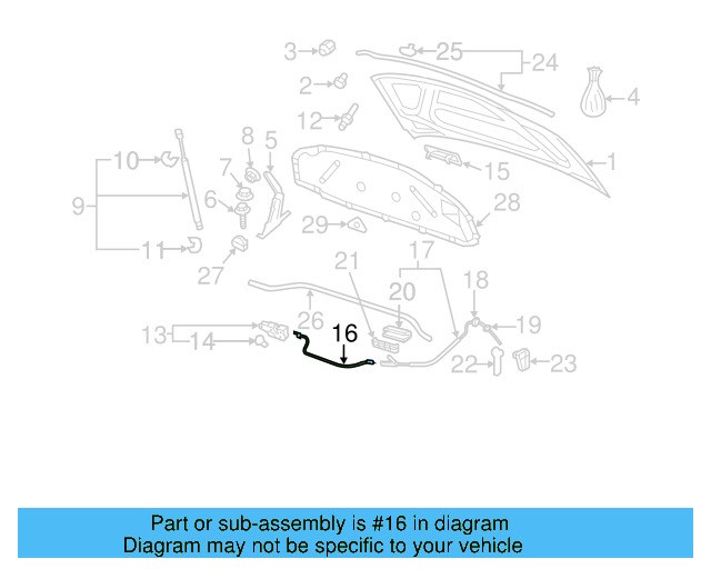 Release Cable 5K1-823-531 - View 14