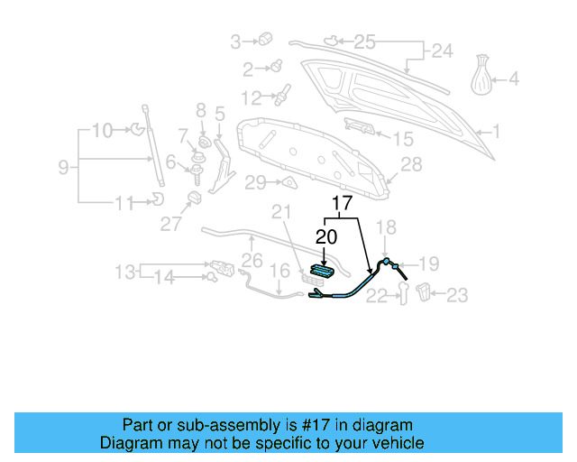 Release Cable 5K0-823-535 - View 12