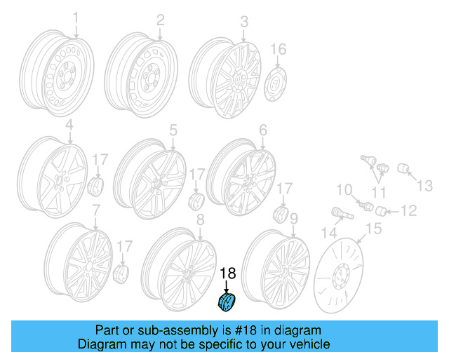 Center Cap 3C0-601-149-N-88Z - View 7