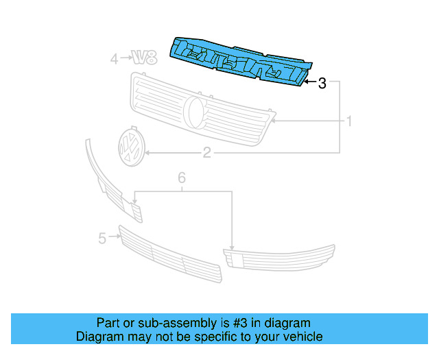 Air Duct 3B0-853-562 - View 3