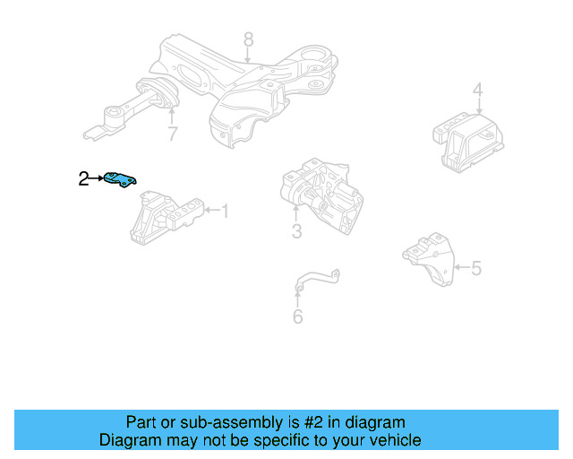 Side Mount Support Plate 1J0-199-358 - View 43