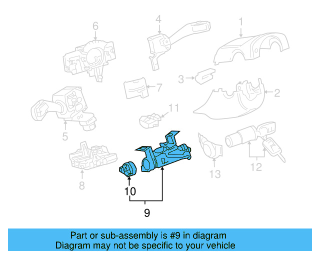 Lock Housing 1K0-905-841 - View 10