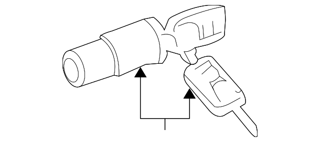 Ignition Cylinder 1T0-905-855-A - View 2