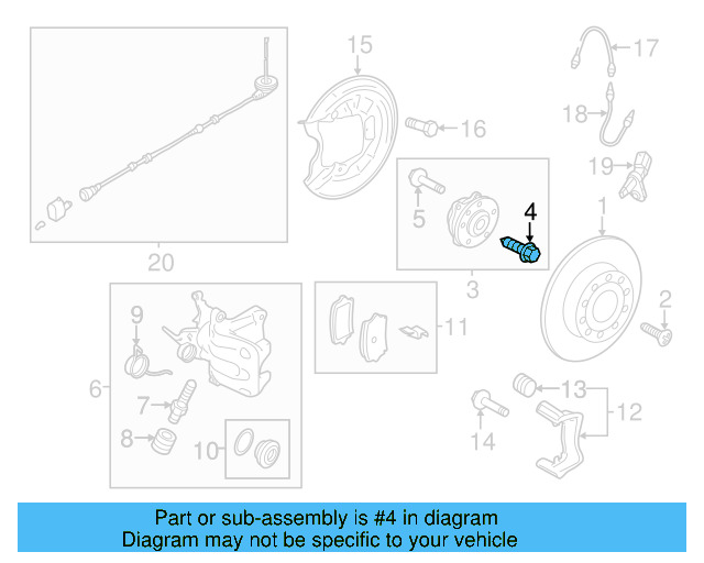 Axle Bolt WHT-005-437-A - View 26