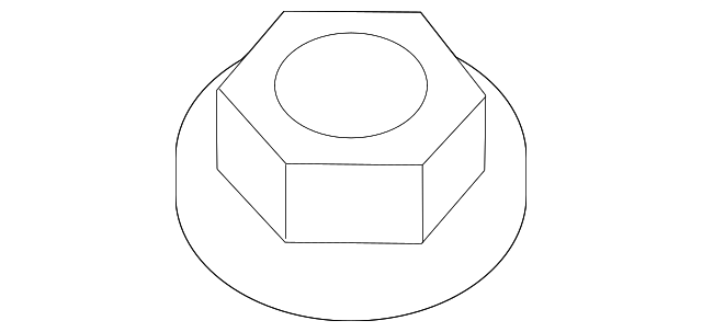 Mount Bracket Nut N-909-460-01 - View 2