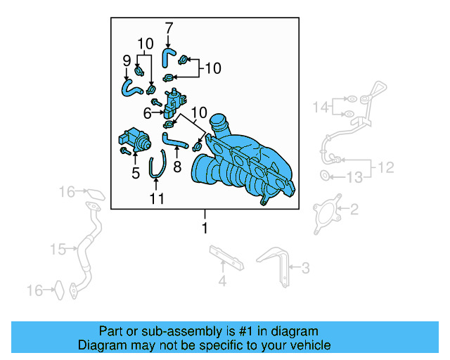 Exhaust Manifold 06J-145-722-B - View 13