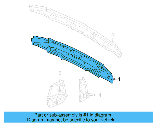 Rear Body Panel 3B0-813-341-F - View 13