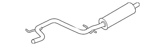 Muffler & Pipe 1K0-253-209-BN - View 2