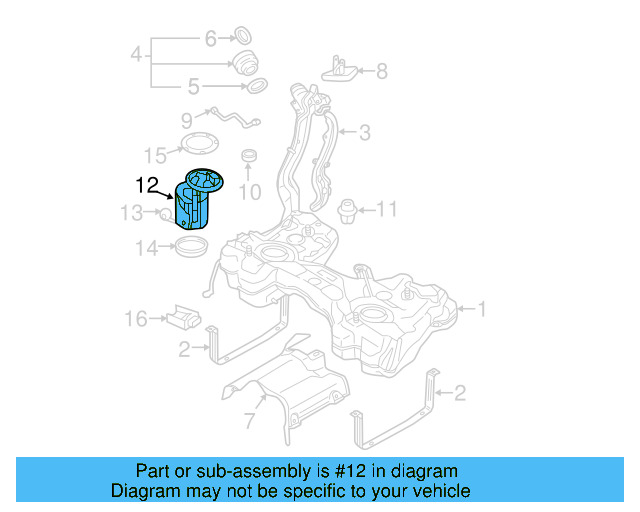 Fuel Pump Assembly 5Q0-919-087-AQ - View 11