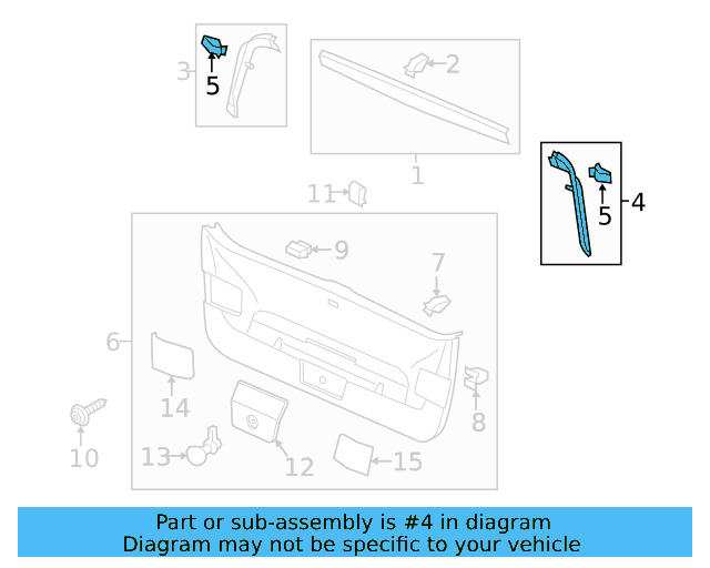 Side Trim 5GM-867-713-82V - View 6