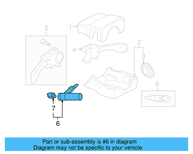 Steering Lock 4B0-905-851-Q - View 11