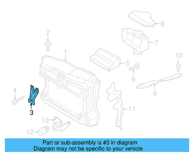 Center Support 5K0-805-567-A - View 29