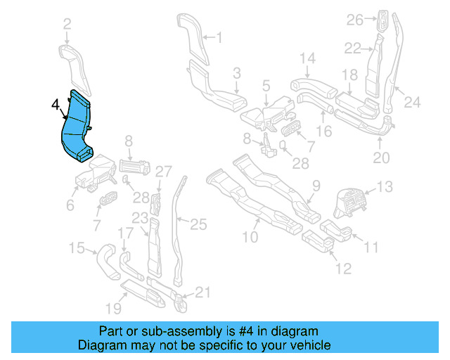 Lower Duct 3D0-819-805 - View 5