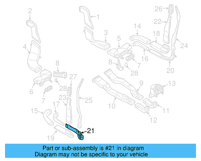 Intermediate Duct 3D0-819-897 - View 3