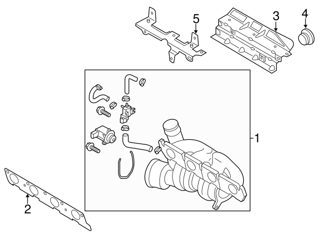 Exhaust Manifold 06J-145-722-B - View 36