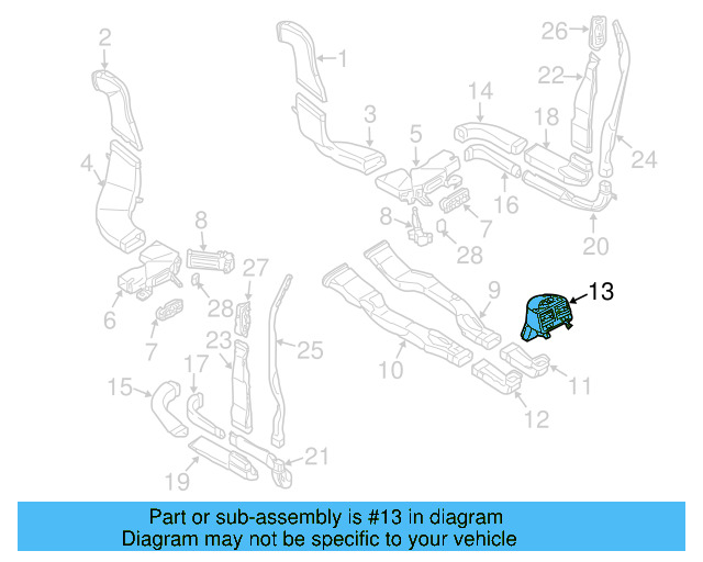 Outlet Assembly 3D0-819-203-D-5W8 - View 3