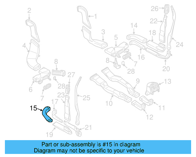 Intermediate Duct 3D0-819-897 - View 7