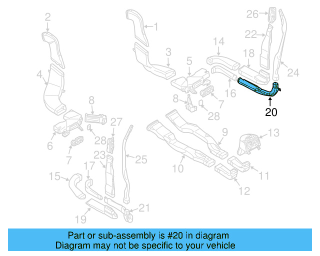 Intermediate Duct 3D0-819-898 - View 6