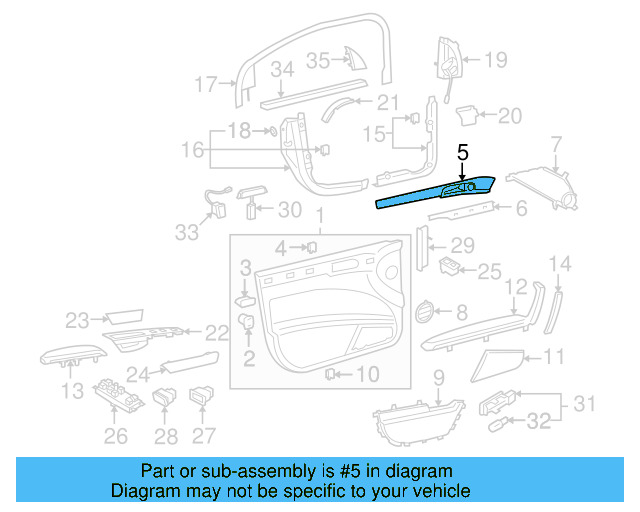 Trim 3D0-857-604-01C - View 5