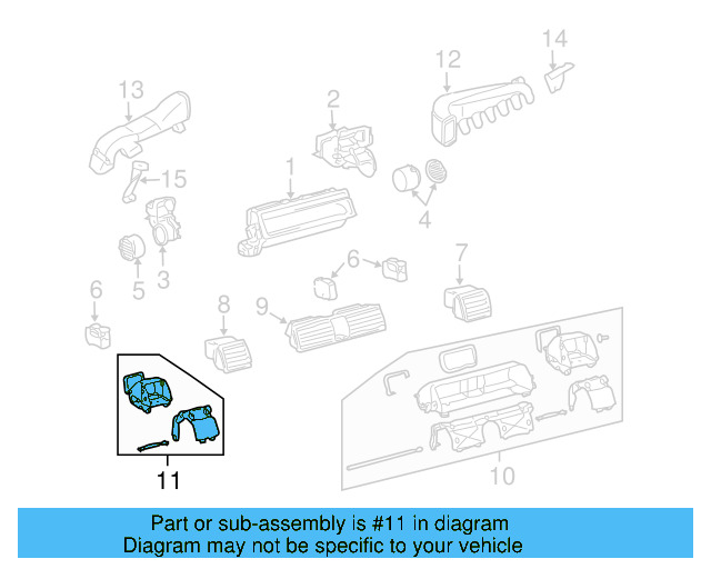 Trim 3D1-853-203-D - View 3