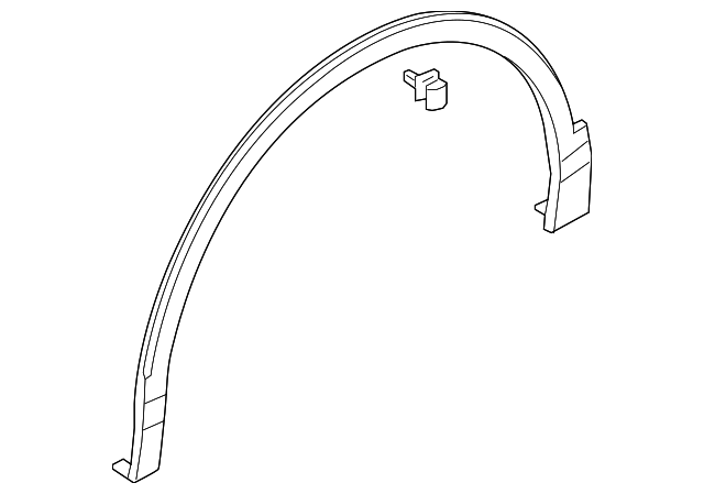 Wheel Opening Molding 5NN-854-732-A-9B9 - View 4
