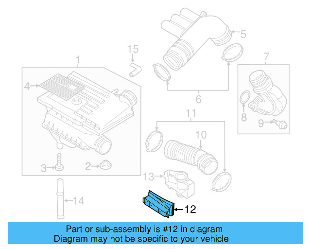 Inlet Duct 1K0-805-971-C-9B9 - View 94