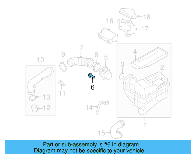 Air Mass Sensor Screw N-901-720-04 - View 9
