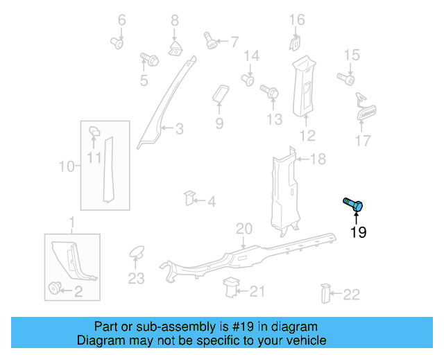 Sill Plate 1K5-853-372-3U6 - View 12