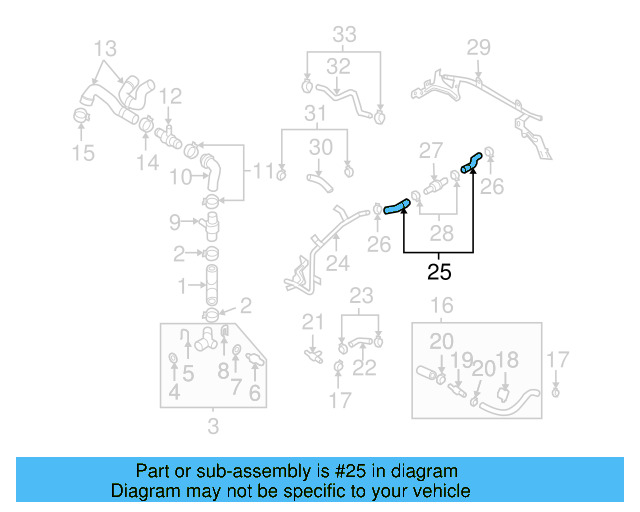 Water Pipe 3C0-121-070-AC - View 6