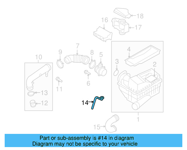 Drain Tube 1K0-129-637-D