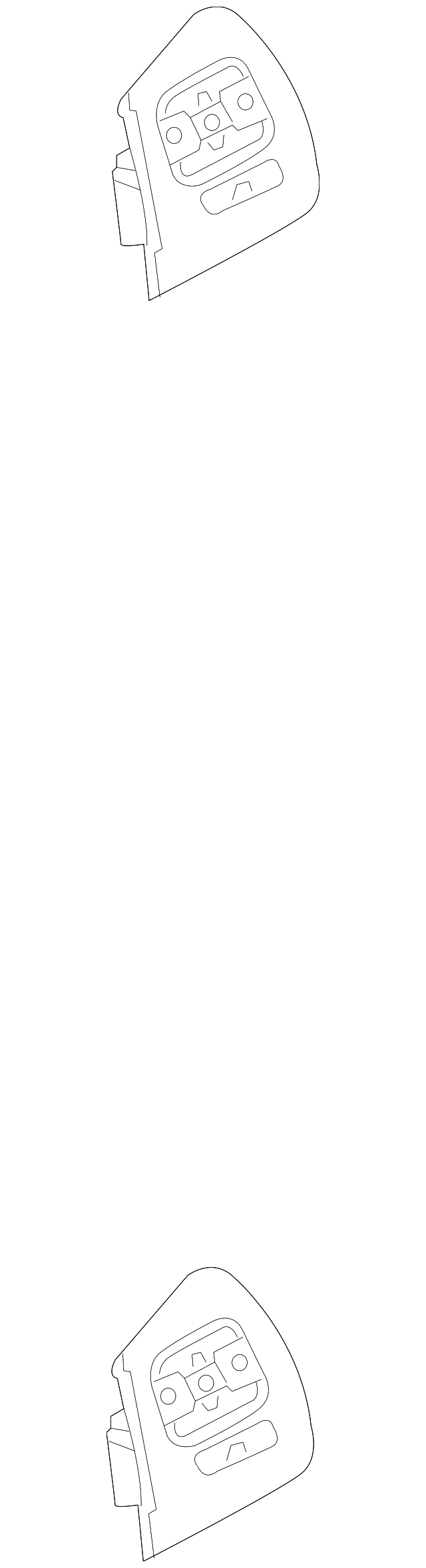 Paddle Switch 3C8-951-527-YCR - View 3