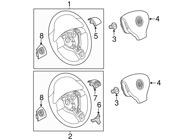 Lower Pad 3C8-419-685-D-3Q7