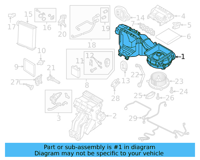 AC & Heater Case 3QF-820-007 - View 17