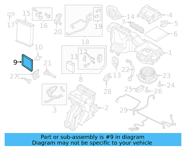 Evaporator Assembly Gasket 3QF-898-003