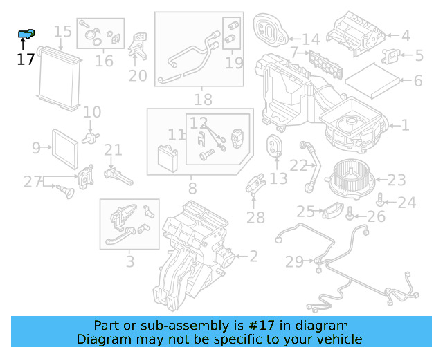 Heater Core Cover 3QF-819-422-A - View 10