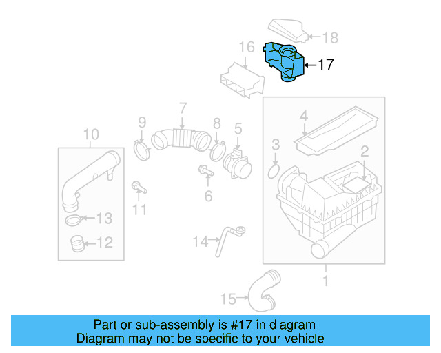 Inlet Connector 1K0-805-962-E-9B9 - View 37