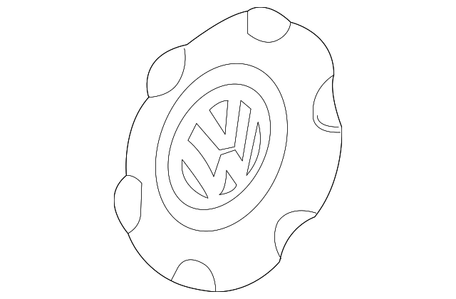 Center Cap 1C0-601-171-09Z - View 8