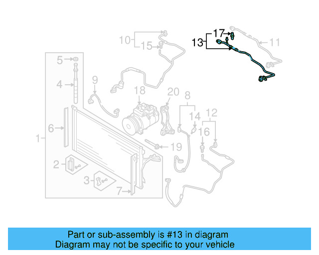 Suction Hose 7L6-820-744-BP