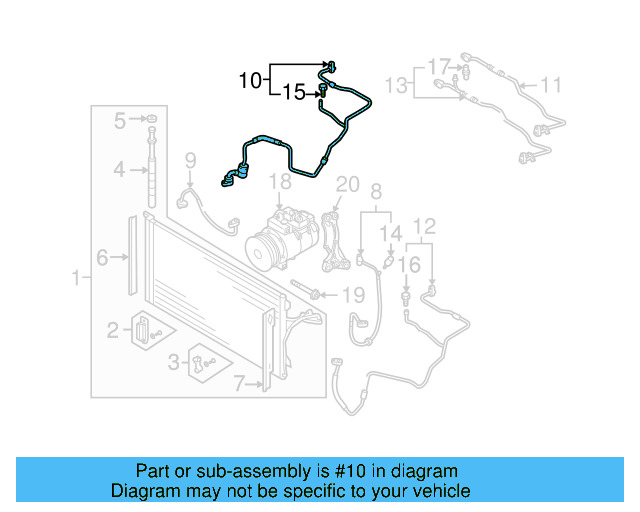 Suction Hose 7L6-820-744-AN - View 5