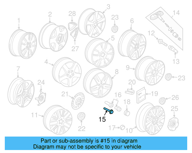 Wheel Bolt WHT-002-437 - View 19