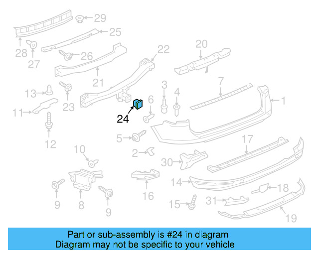 Impact Bar Plug 7L0-803-593 - View 21