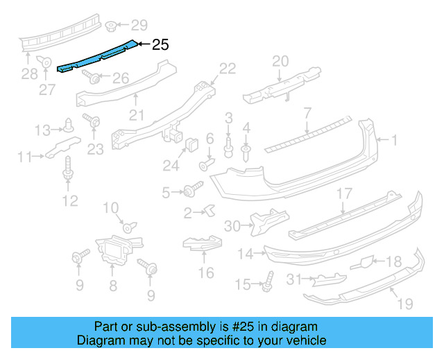 Fender Liner Retainer Nut N-908-338-01 - View 30