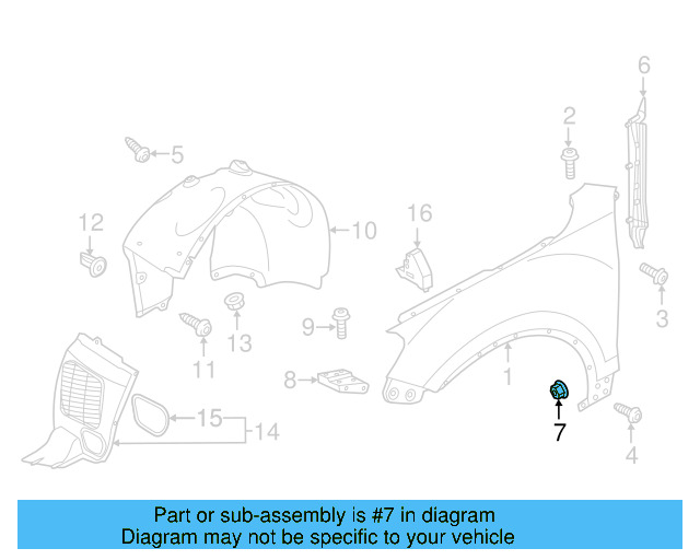 Mount Bracket Nut N-015-082-10 - View 88