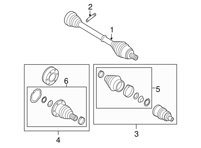 Inner Joint Assembly 1K0-498-103-X - View 23