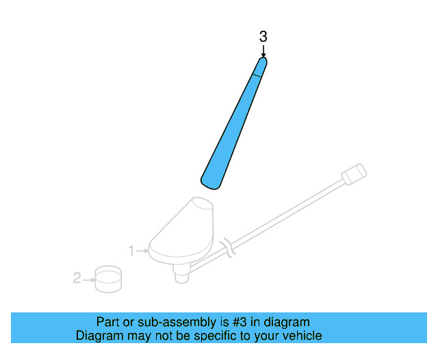Antenna Mast 7L6-035-849 - View 3