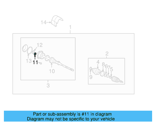 Inner Boot Snap Ring N-104-336-01 - View 3