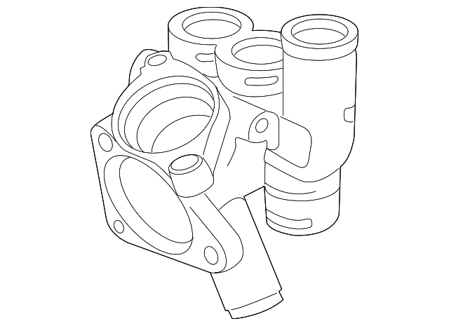 Thermostat Housing 022-121-117-C - View 9